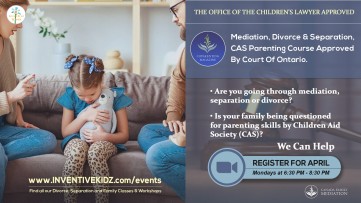 The Office Children's Lawyer Approved - Divorce and Separation Parenting Course (Mondays in April)